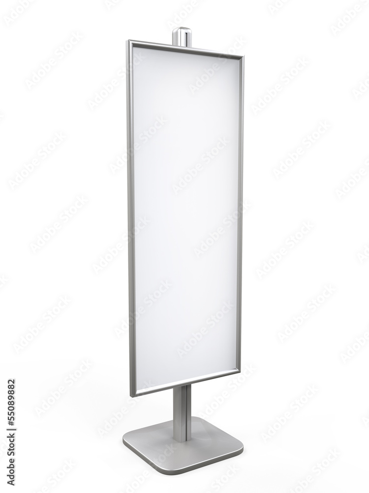 White Display Advertising Stand White Display Advertising Stand