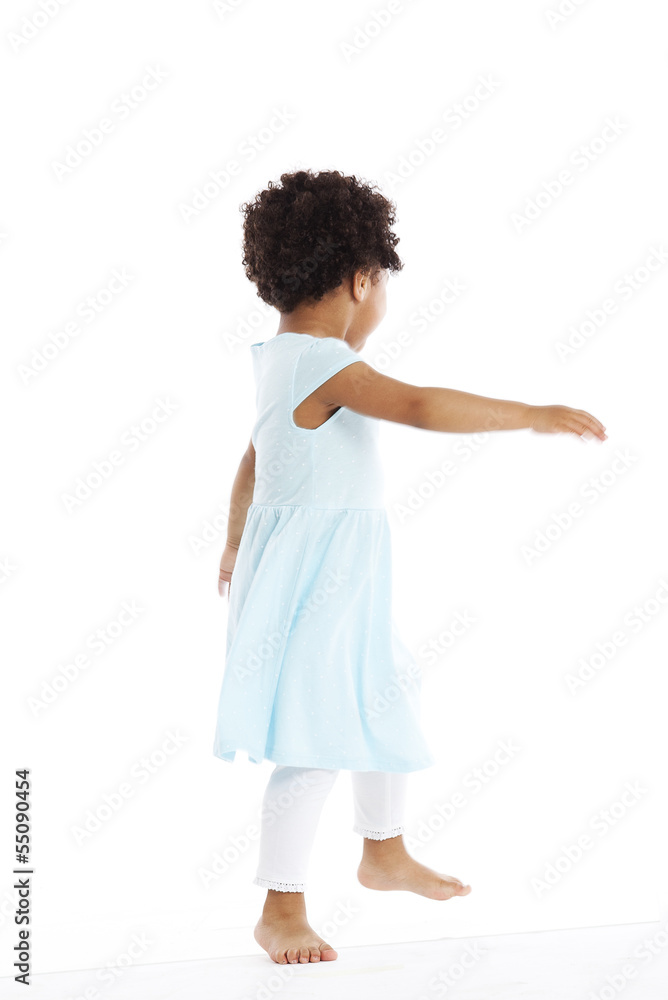 Little girl dancing Little girl dancing