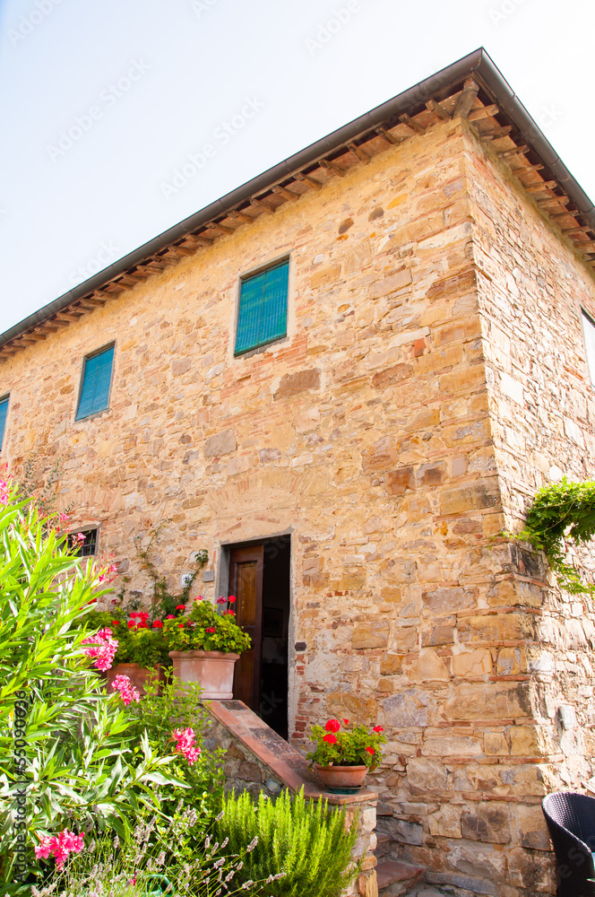 little tuscan stone villa