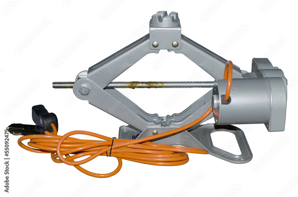 Electric car jack