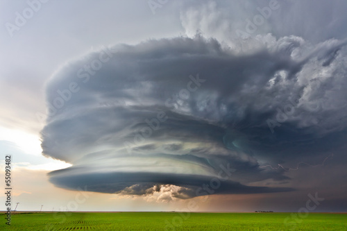 Severe thunderstorm in the Plains