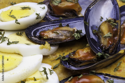 Mussels and Eggs