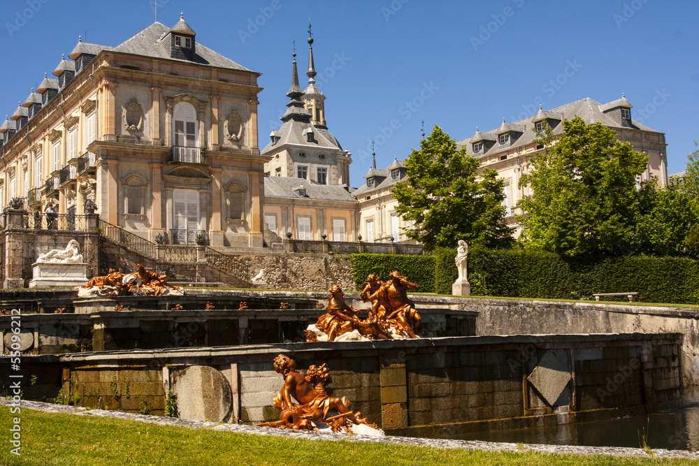 Obraz premium palacio real la granja de san ildefonso