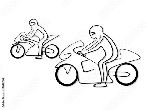 Tribal Motorrad Rennen 