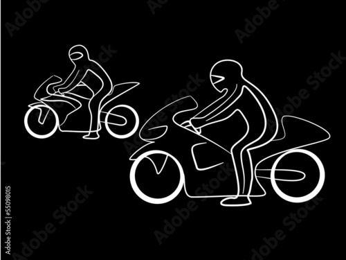 Tribal Motorrad Rennen 