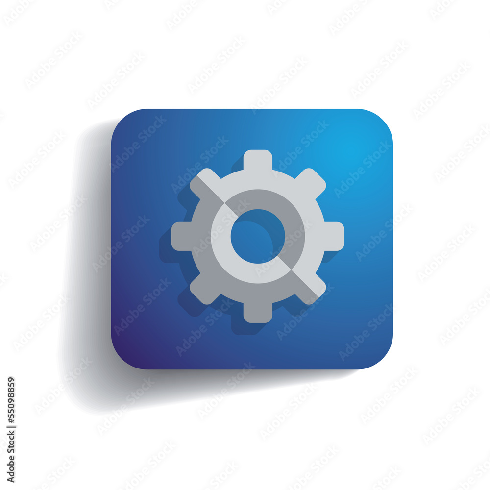 Cogwheel gear mechanism vector settings icon Cogwheel gear mechanism vector settings icon