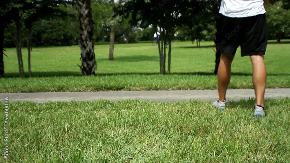 getting up after workout. outdoors getting up after workout. outdoors
