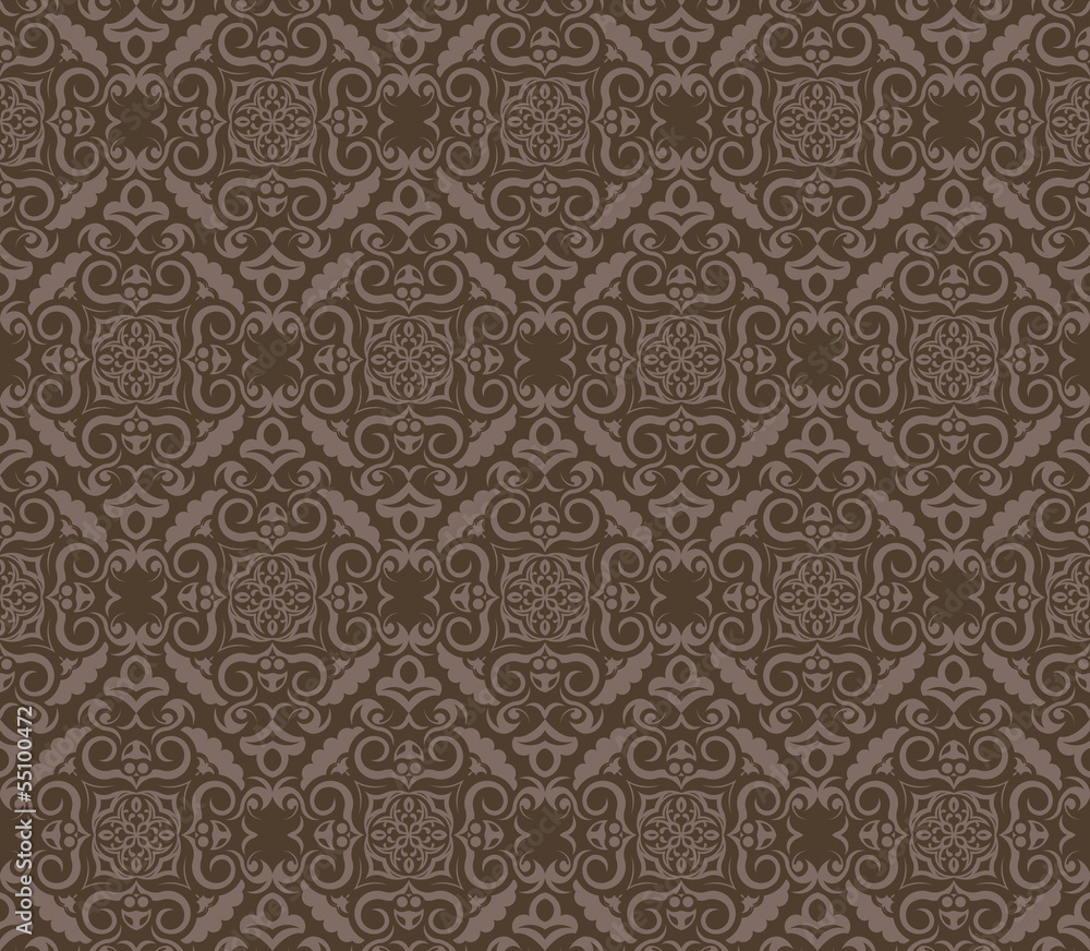 abstract brown wallpaper, seamless pattern