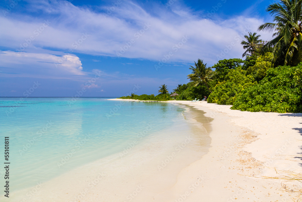 Scenery of the beach,Maldives