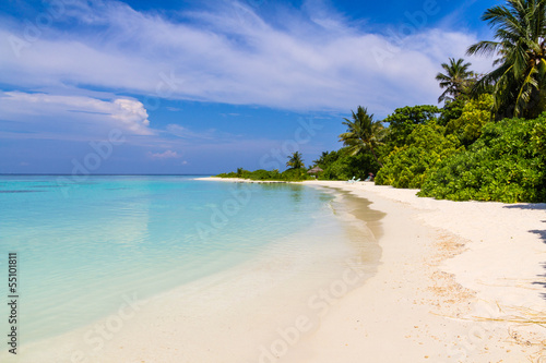 Fototapeta Naklejka Na Ścianę i Meble -  Scenery of the beach,Maldives