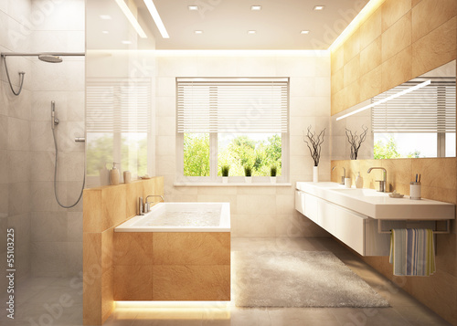 Fotografija Bathroom in modern home