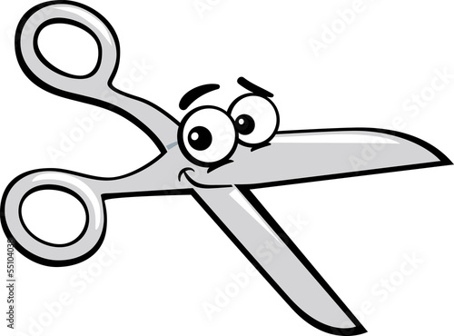 scissors clip art cartoon illustration