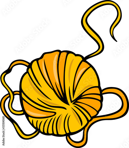 yarn clip art cartoon illustration
