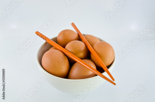 egg in a bowl photo