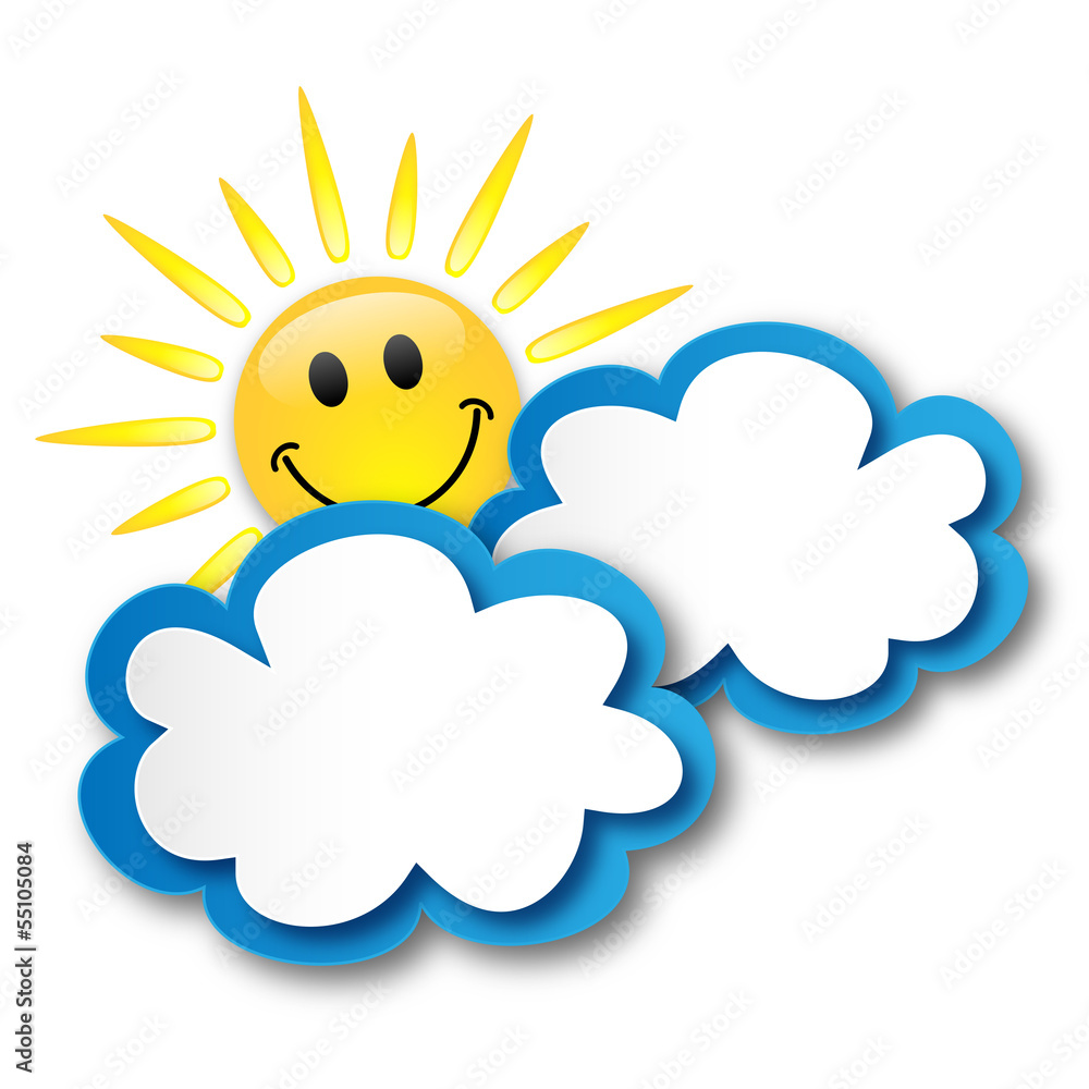 Sunny Spell (sun clouds weather forecast buttons symbols icons) Sunny Spell (sun clouds weather forecast buttons symbols icons)
