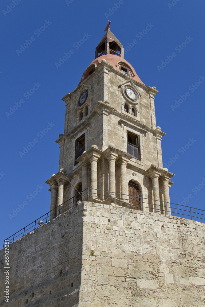 ancient bell tower of Rhodes