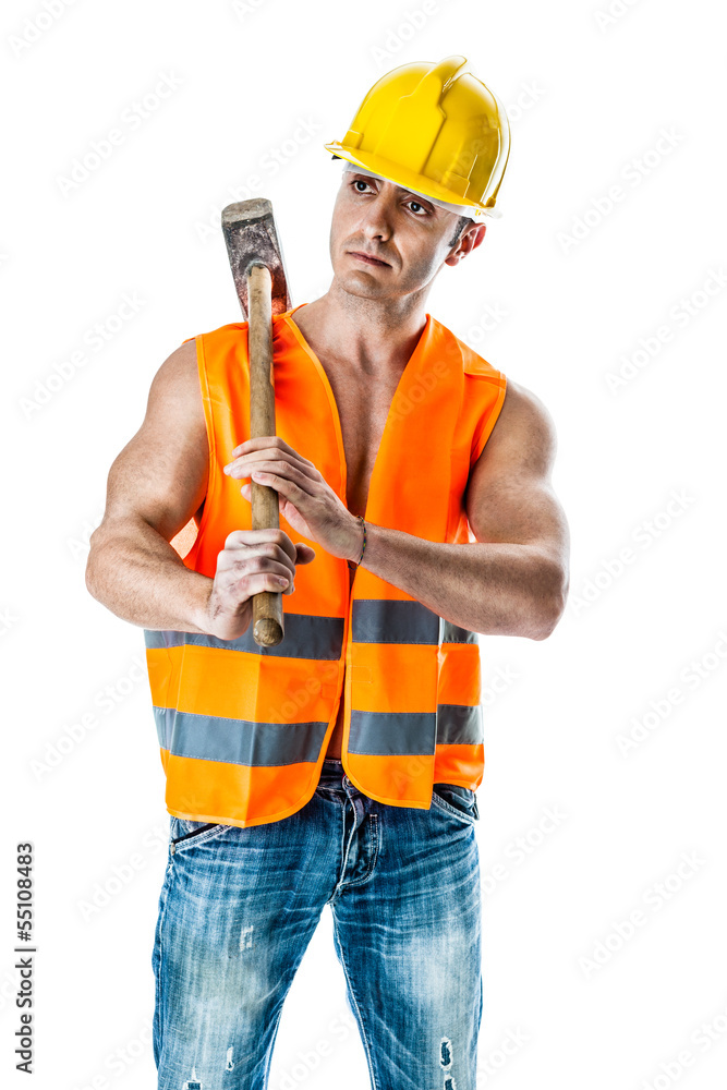 Serious worker Serious worker