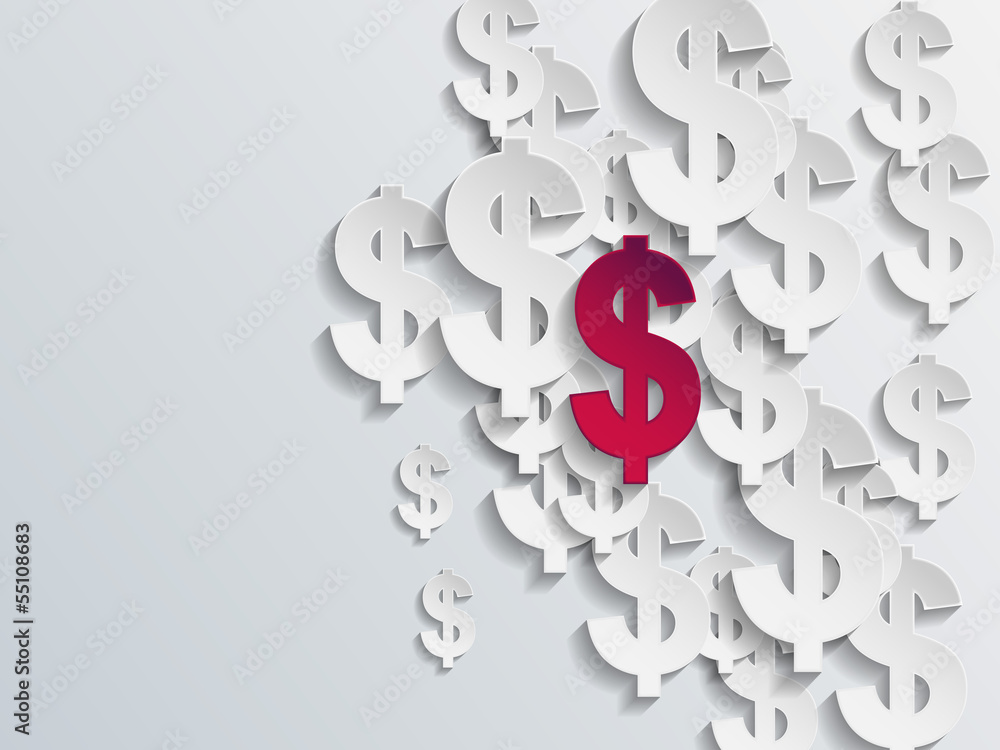 Dollar sign background Dollar sign background