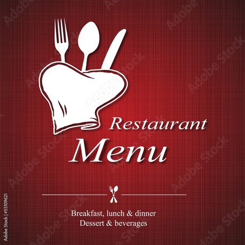 Restaurant menu