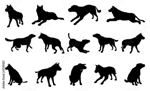 Dog Silhouettes