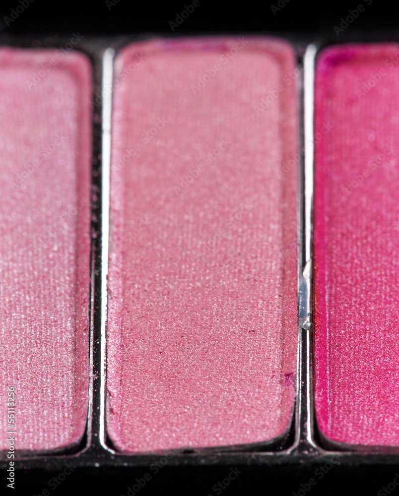 Fototapeta premium Pink eye shadows