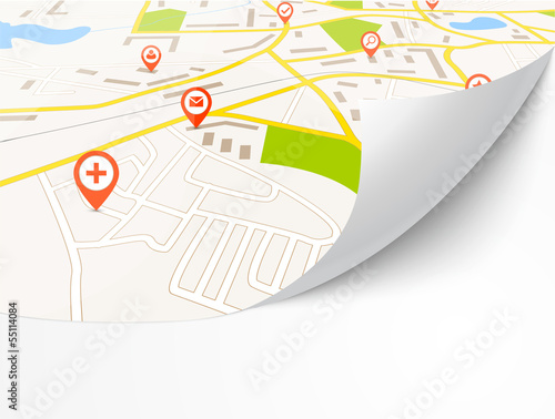 Navigation map