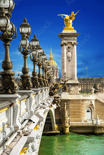 Fototapeta Pont Alexandre III Parigi