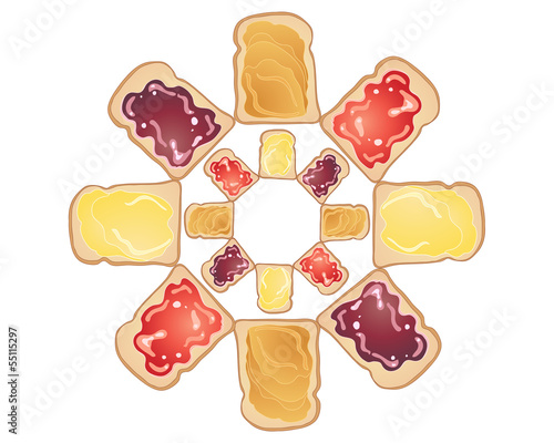 peanut butter and jelly