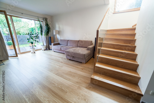 Inside modern house