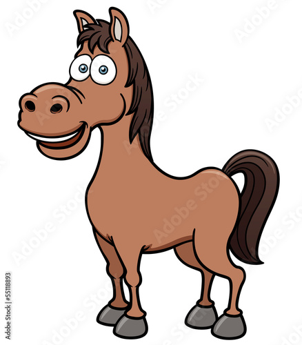 Vector illustration of a horse