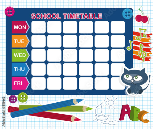 school time table