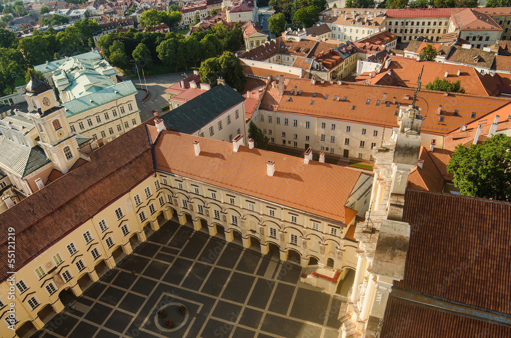 Lithuania. Vilnius Old Town in the summer Lithuania. Vilnius Old Town in the summer
