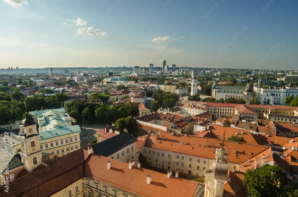 Lithuania. Vilnius Old Town in the summer