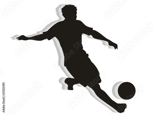 Soccer Player silhouette