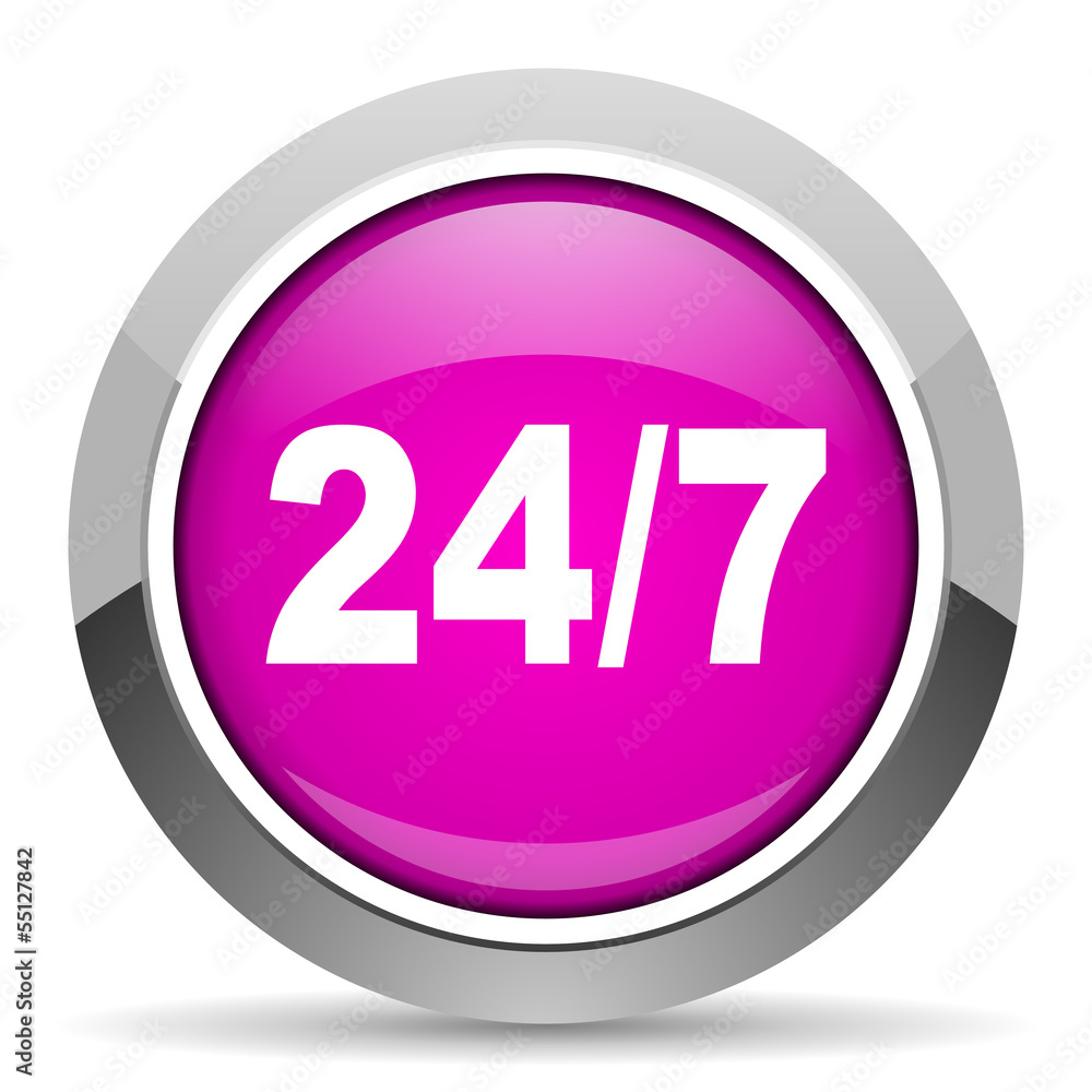 24/7 icon 24/7 icon
