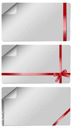 Obraz na płótnie gift card set w salonie