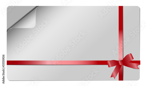 Obraz na płótnie gift card w salonie