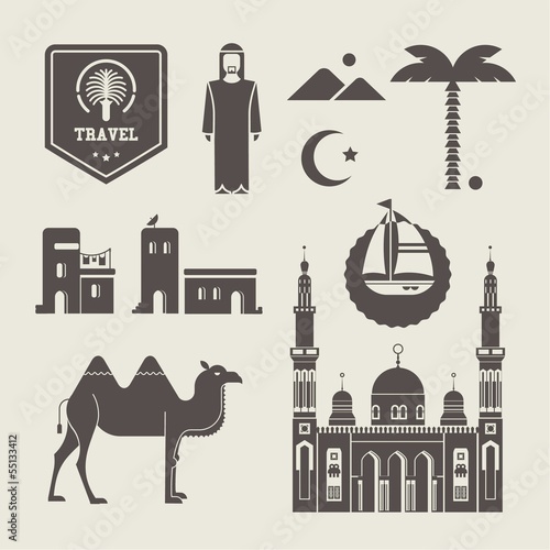 Arabic icons