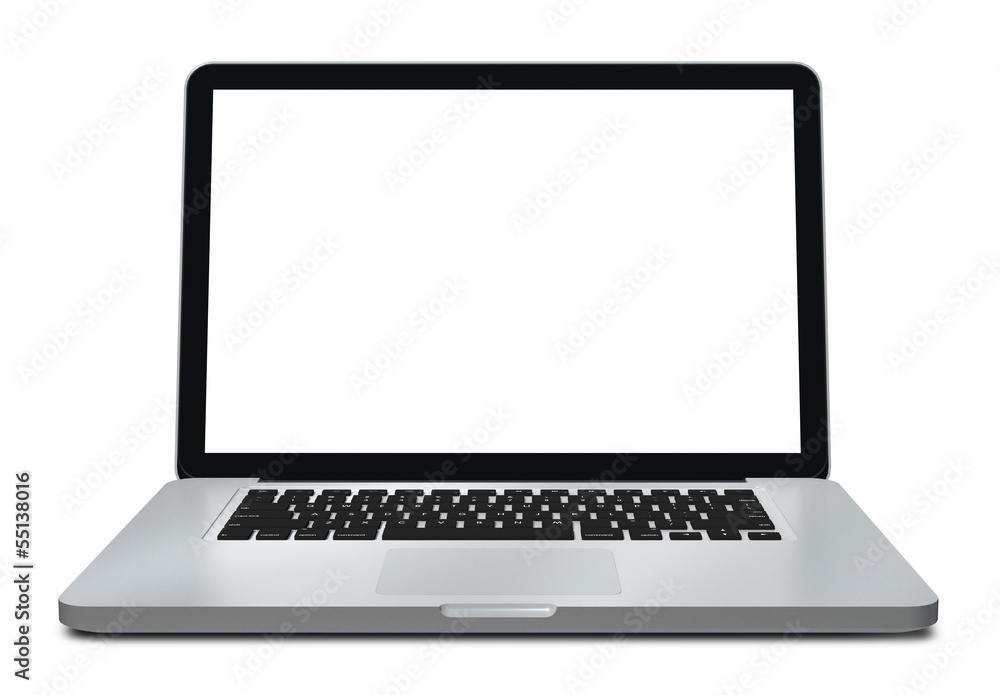 3d Laptop isolated on white, clipping path included 3d Laptop isolated on white, clipping path included