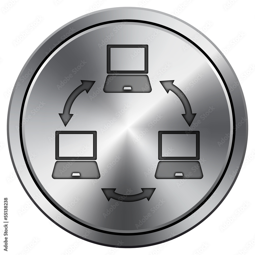 Shiny metallic icon Shiny metallic icon