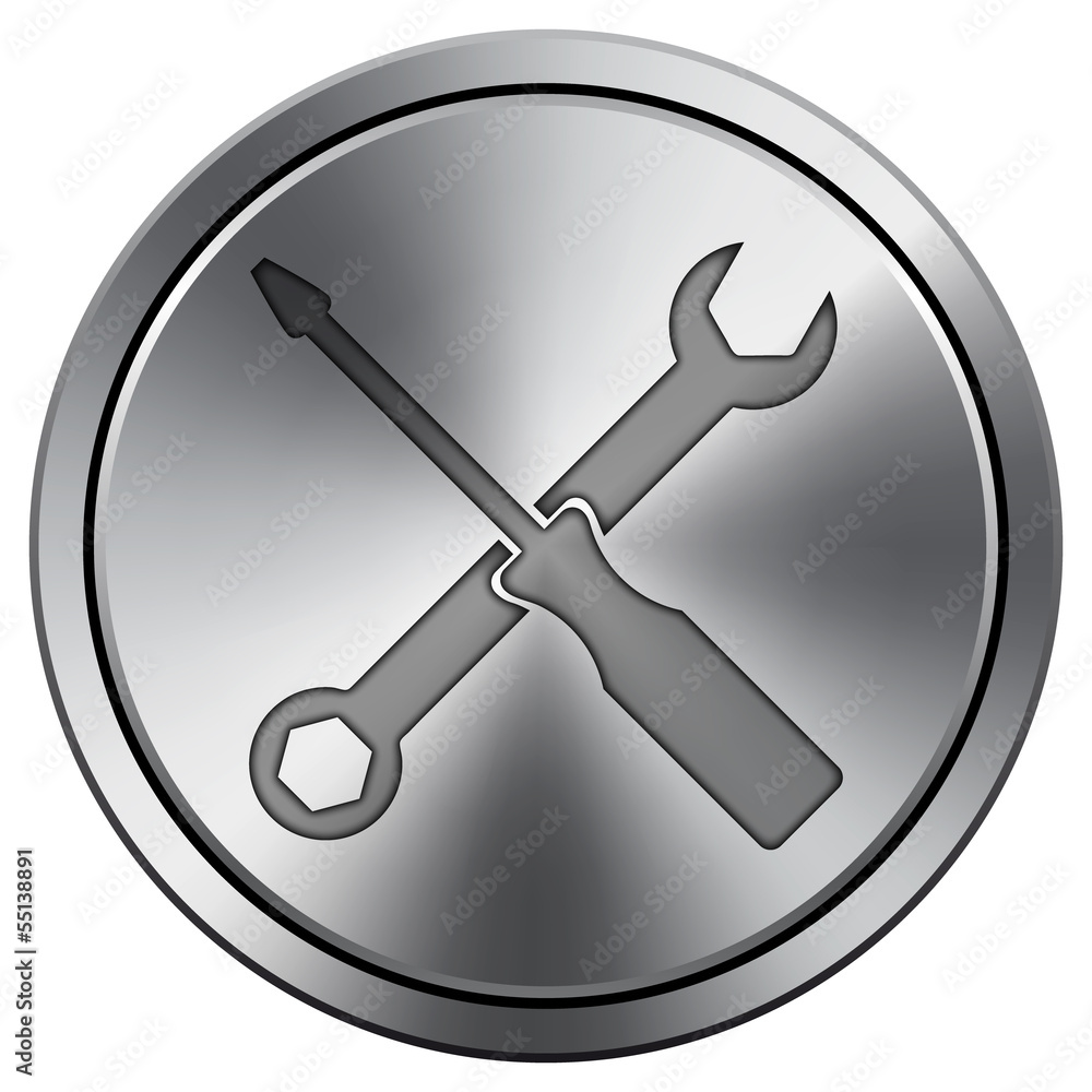 Shiny metallic icon Shiny metallic icon