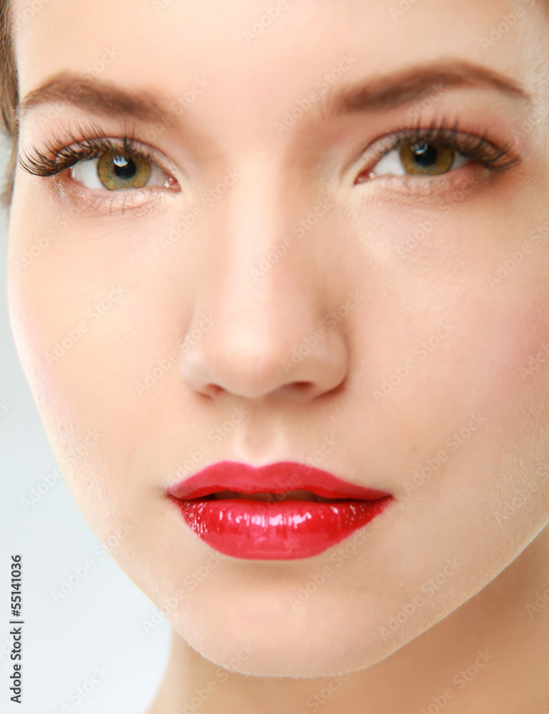 Makeup.Professional Make-up. Lipgloss. Lipstick Makeup.Professional Make-up. Lipgloss. Lipstick