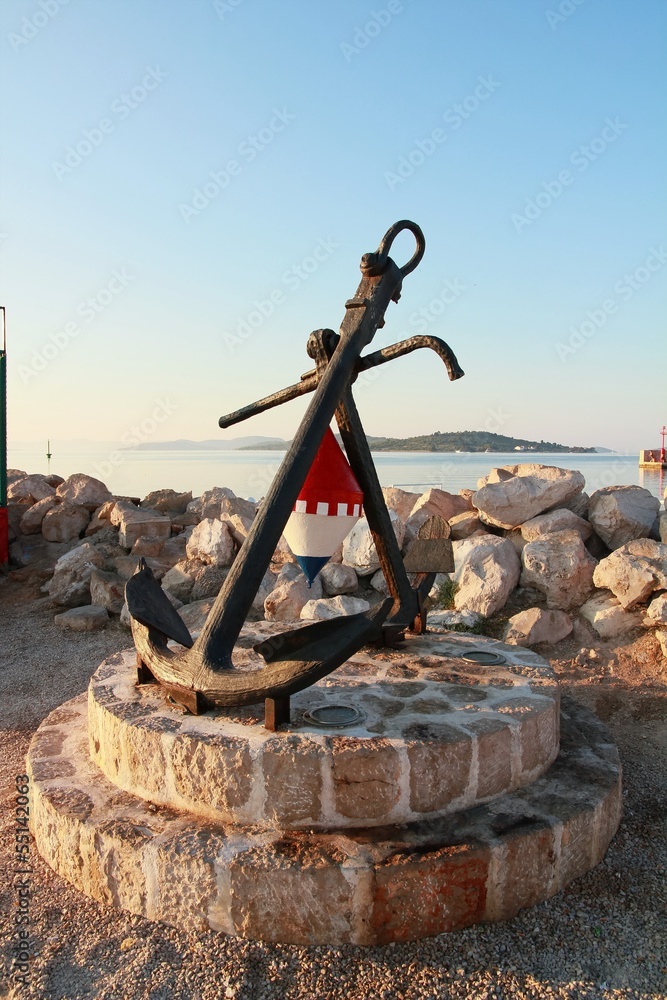 Obraz premium Big monument of archor in Vodice