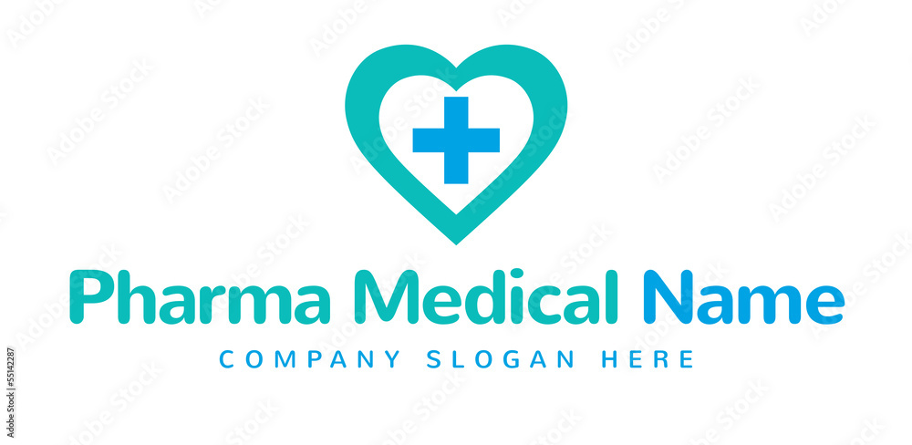Pharma Medical Logo Symbol Name Concept Pharma Medical Logo Symbol Name Concept