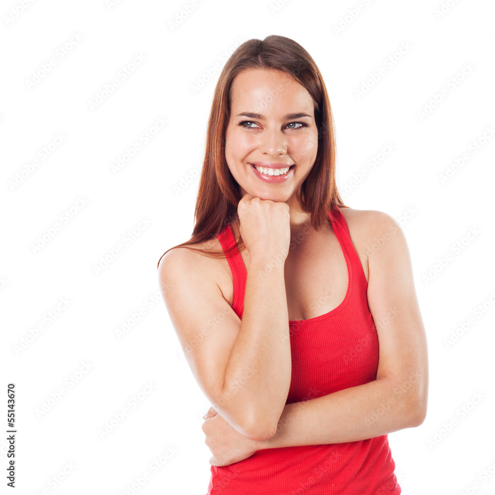 Cheerful and looking Cheerful and looking