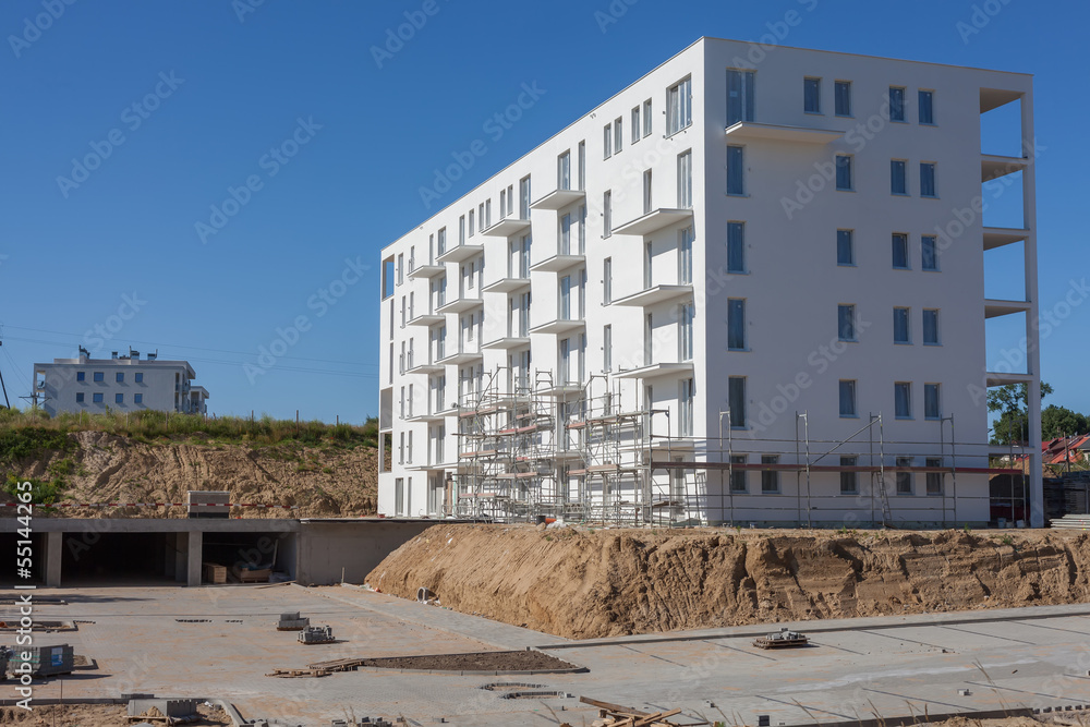 Fototapeta premium New multi-Storey Building Under Construction