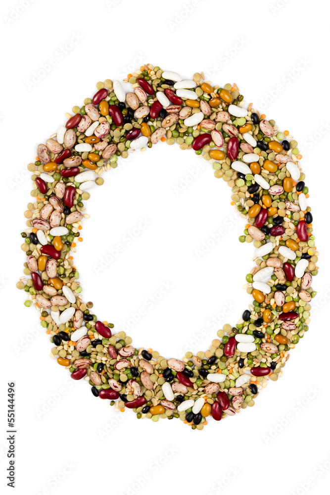 Letter O made of pulses Letter O made of pulses