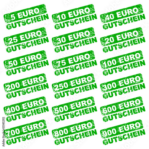 stempel eckig gutscheine 5-900 euro II