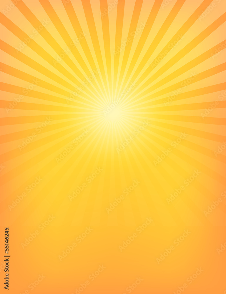 Obraz premium Empty Sun Sunburst Pattern