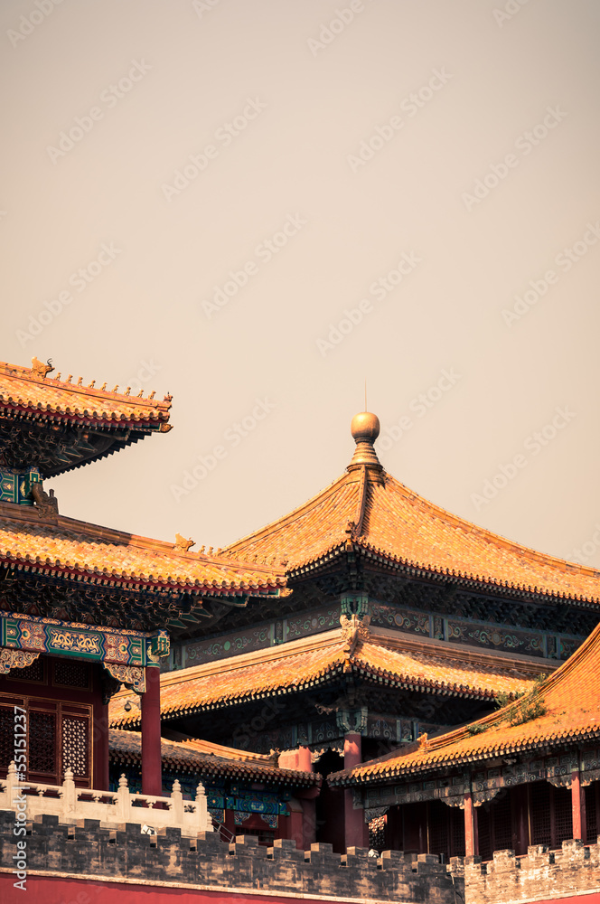 Detailed closeup of the architecture at the Forbidden City. Detailed closeup of the architecture at the Forbidden City.